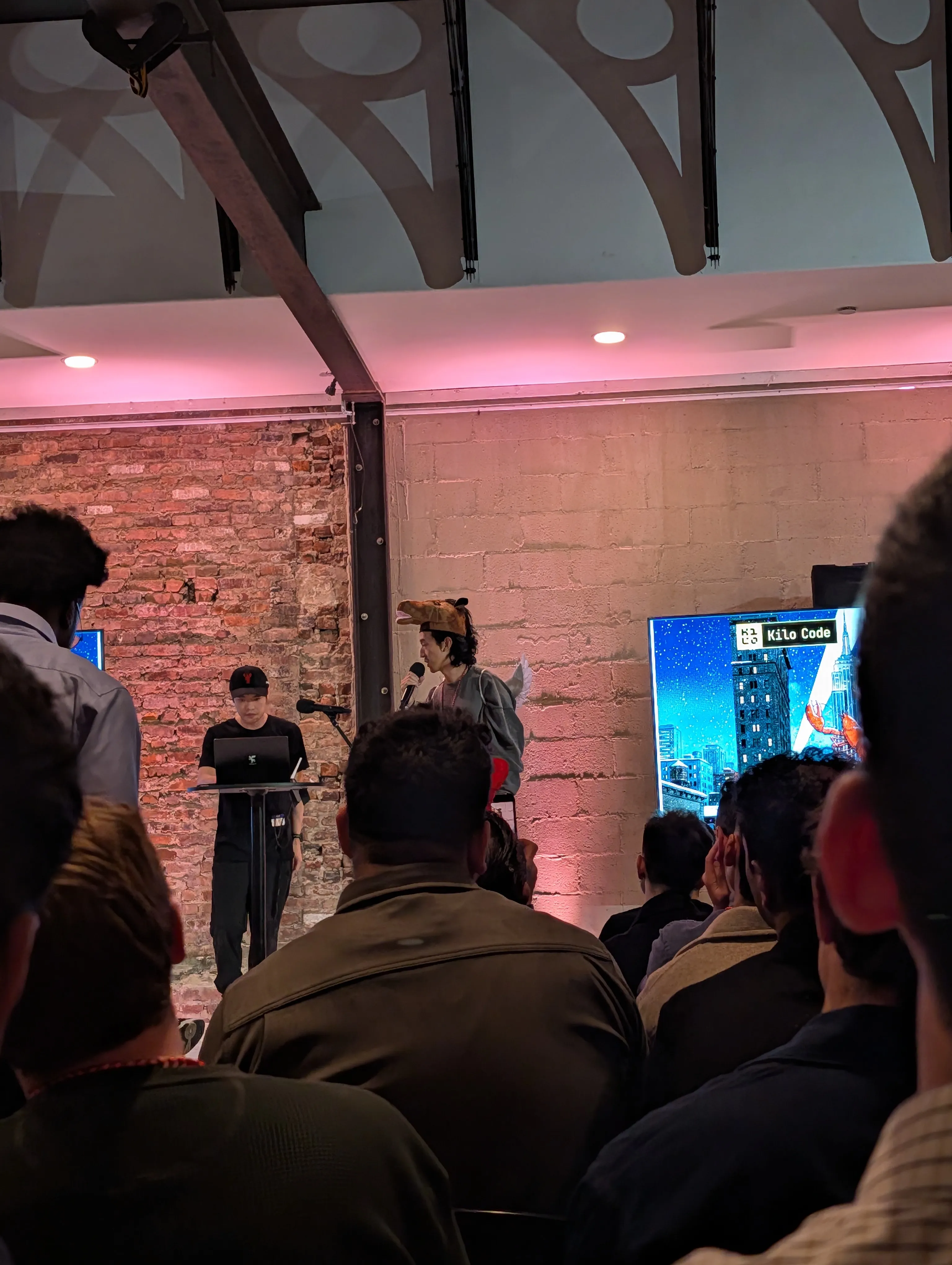 Speaker presenting at ClawCon NYC