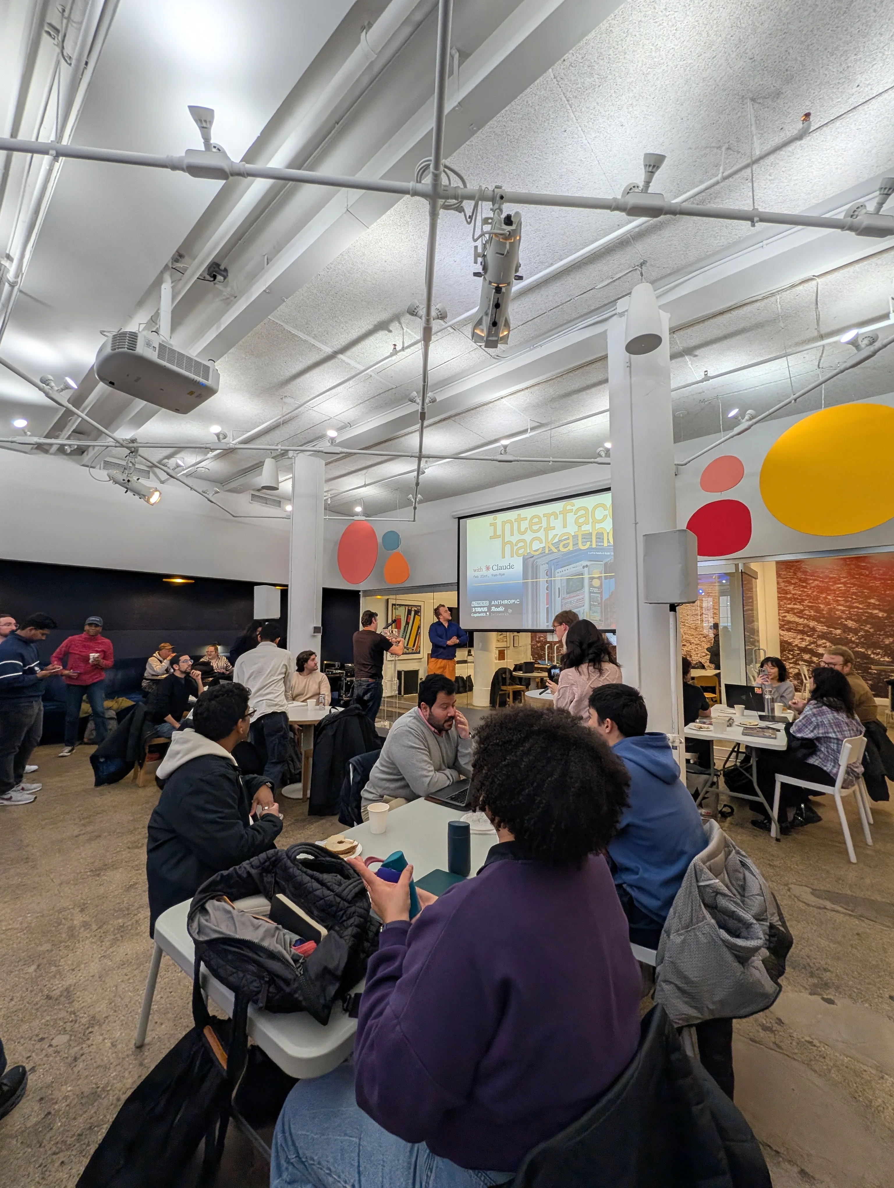 Hackathon venue vibes
